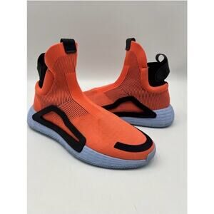 Adidas N3XT L3V3L Laceless Knit Slip On Basketball Sneakers High Res Coral Sz 8